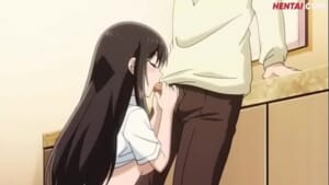 Hentai estudante safada de peitos grandes fodendo