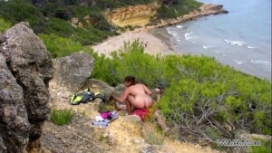 Turistas transando na praia cheios de tesão