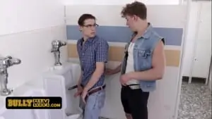 Gays novinhos no banheiro fazendo sexo forte